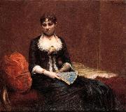 Henri Fantin-Latour Portrait of Madame Leoon Maitre oil